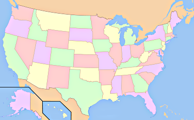 United States map